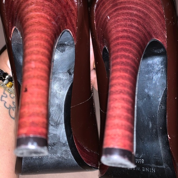 Nine West peep toe heels - Picture 6 of 8